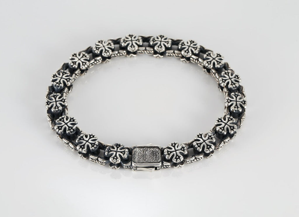 Gothic sterling silver bracelet