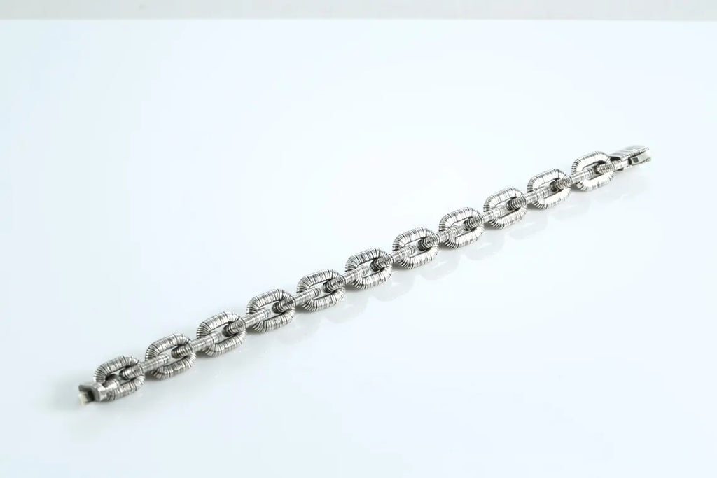 Unisex sterling silver bracelet