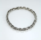 Unisex artisan silver necklace crafted from solid sterling silver