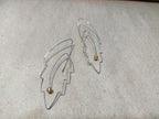 Leaf & Pearl Silver Earrings product image 10