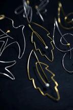 Leaf & Pearl Silver Earrings product image 13