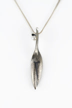 Sculptural Pearl Silver Earrings product image 9