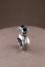 Handcrafted 925 silver artistic ring