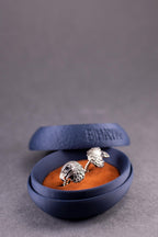 Eagle cufflinks with black onyx