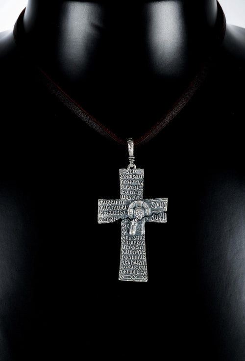 Sterling silver cross necklace