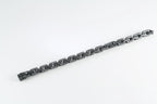 Bold 925 silver statement necklace side view