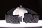 Textured Silver Cuff Watch