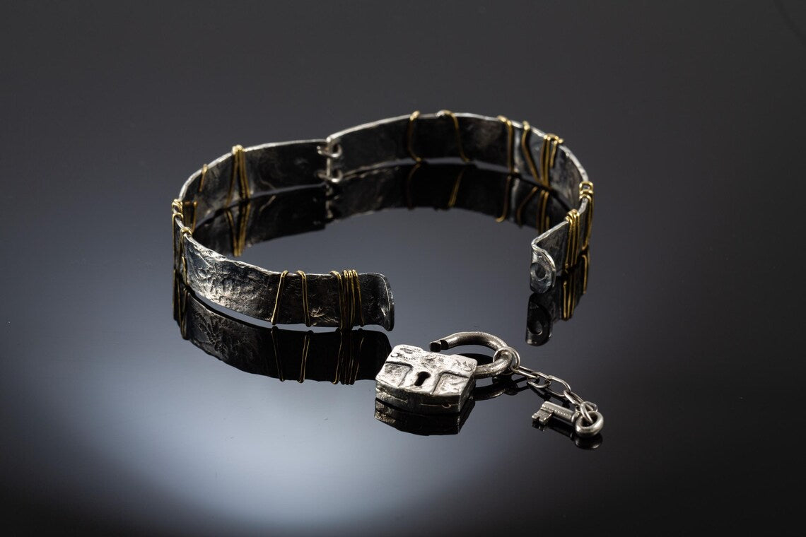 Sterling silver cuff bracelet
