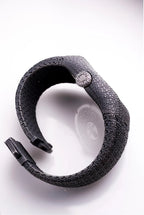 Textured Silver Cuff Watch