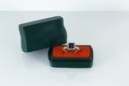 Ring in a green jewelry box with 'BIHAYNA' branding on a white background