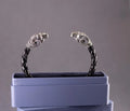 Ram head leather bracelet