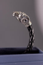 Mens artisan silver bracelet