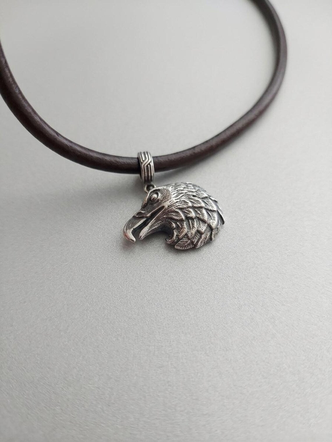 Sterling silver eagle pendant
