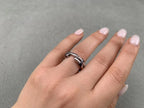 Adjustable bamboo statement ring