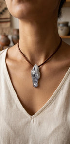 Sterling silver horse pendant