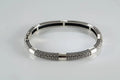 Mens sterling silver cuff bracelet