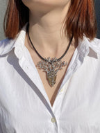 Sterling silver goddess pendant