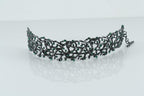 Green crystal silver cuff