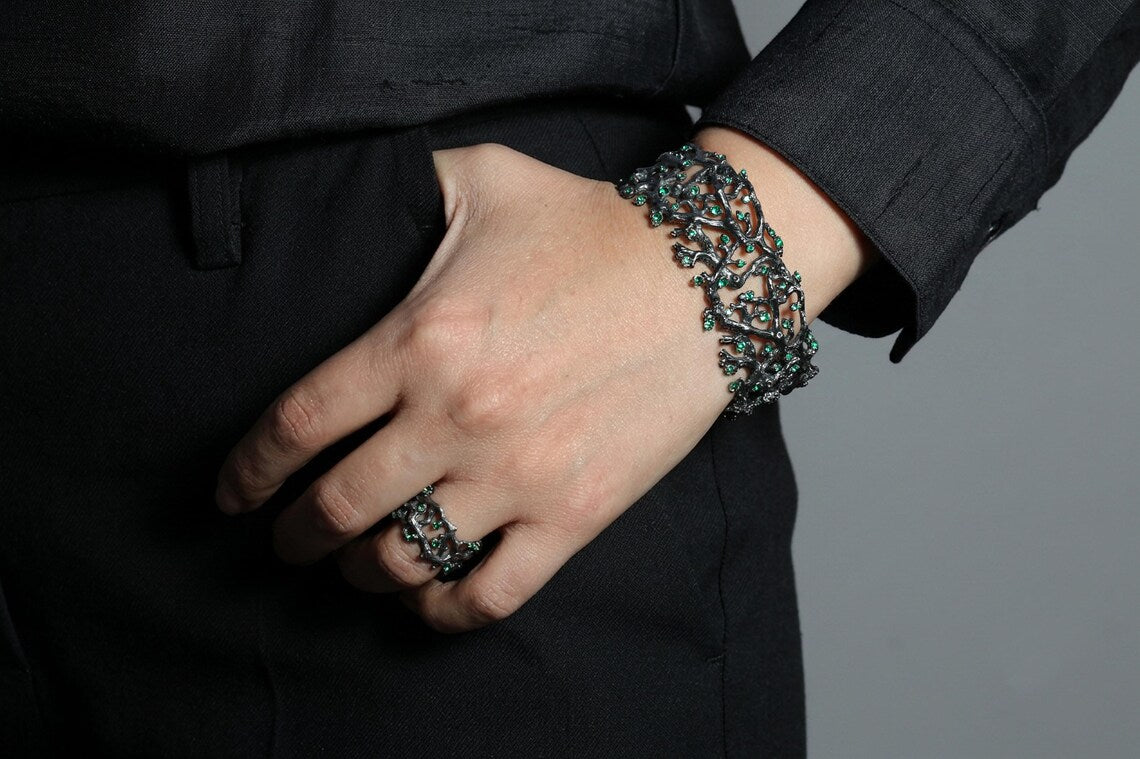 Woodland twig bracelet