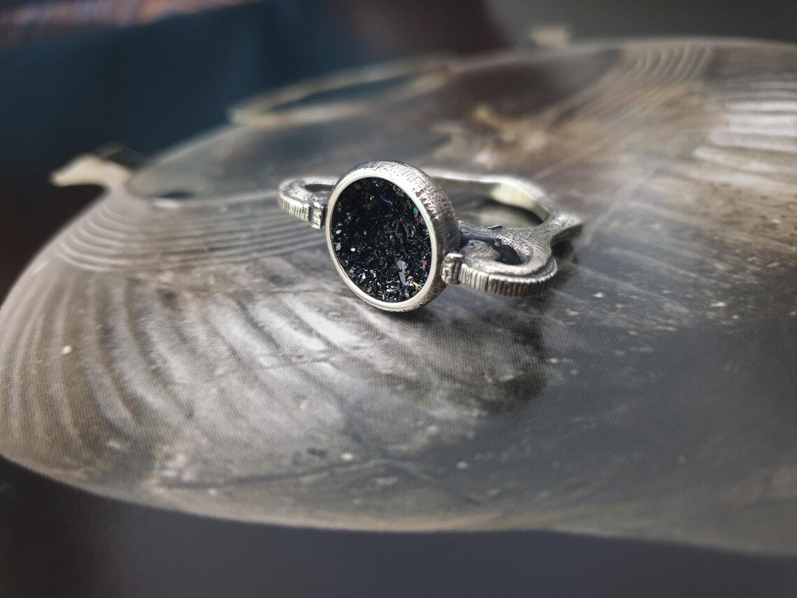 Horse & Druzy Silver Ring product image 8
