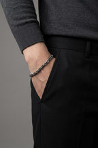 Oxidized Silver Box Chain Necklace product image 8