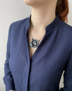 Mother of pearl butterfly pendant