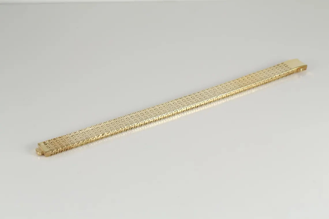 Designer silver bracelet