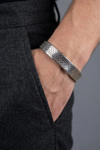 Sterling silver pattern bracelet
