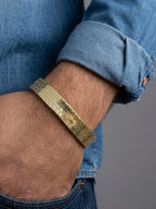Gold plated chain bracelet