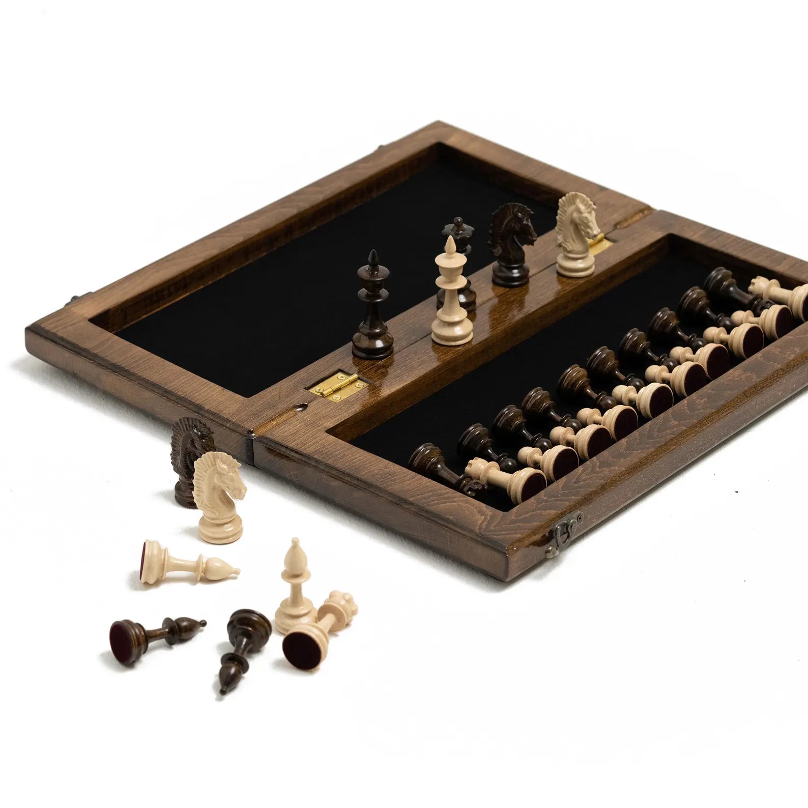Close-up of the traditional ornament carving on the chessboard
