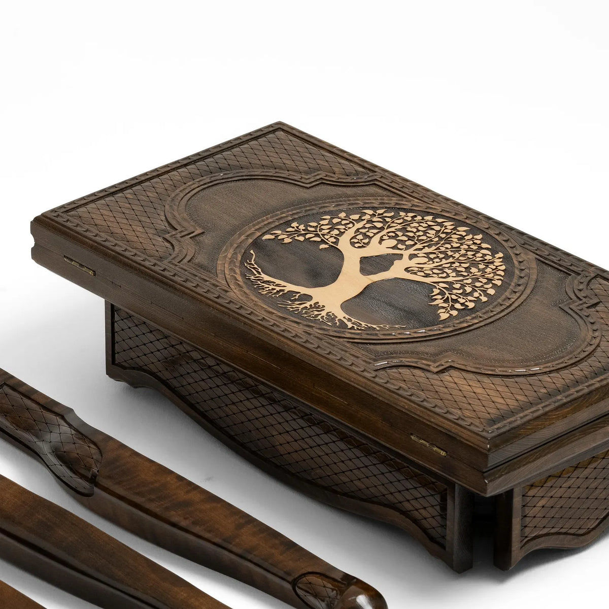 Top-down view of the Tree of Life chessboard