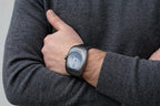 Guilloche Blue Enamel Silver Watch product image 3