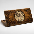 Armenian backgammon board with heritage ornament center