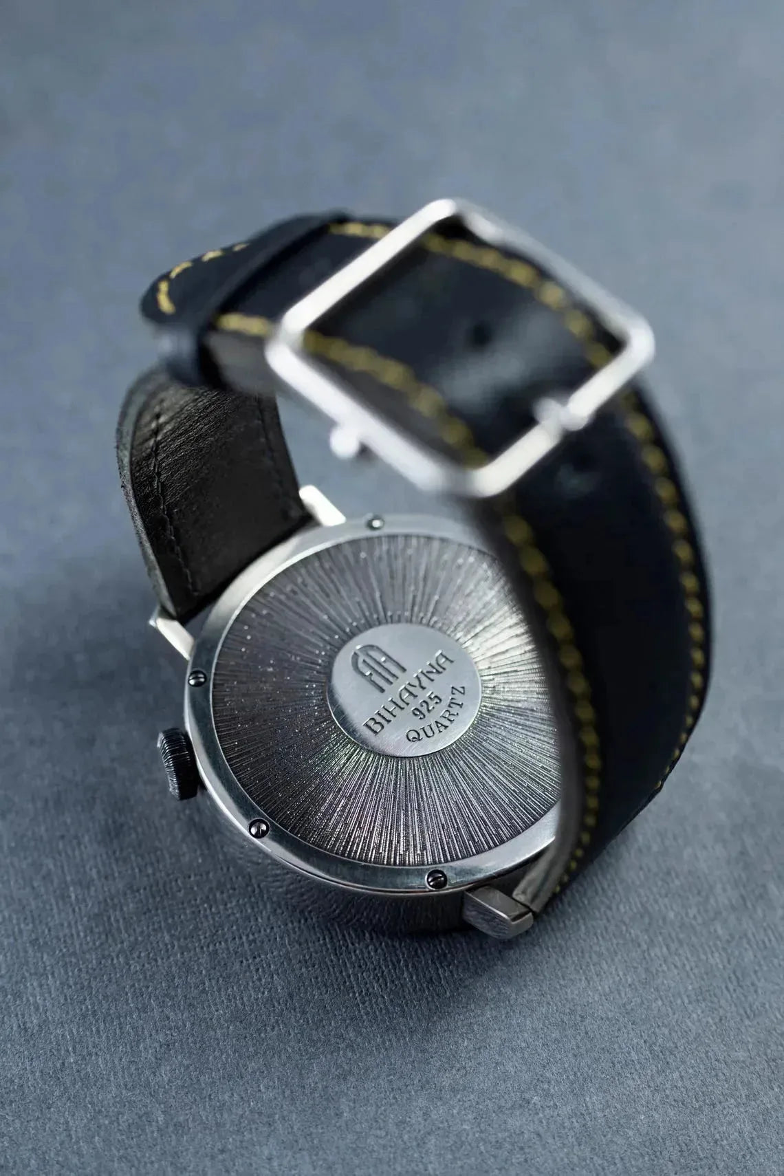 Minimalist Black Dial Silver Watch