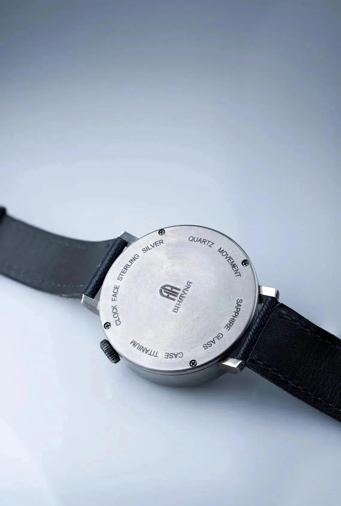 Minimalist Black Dial Silver Watch