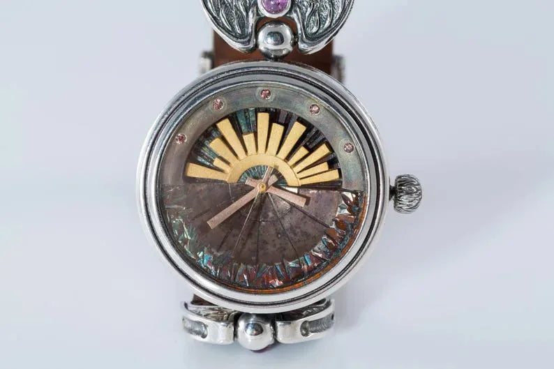 Ruby Sun Dial Silver Watch product image 8