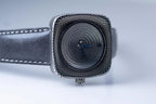 Square Blue Enamel Silver Watch product image 1