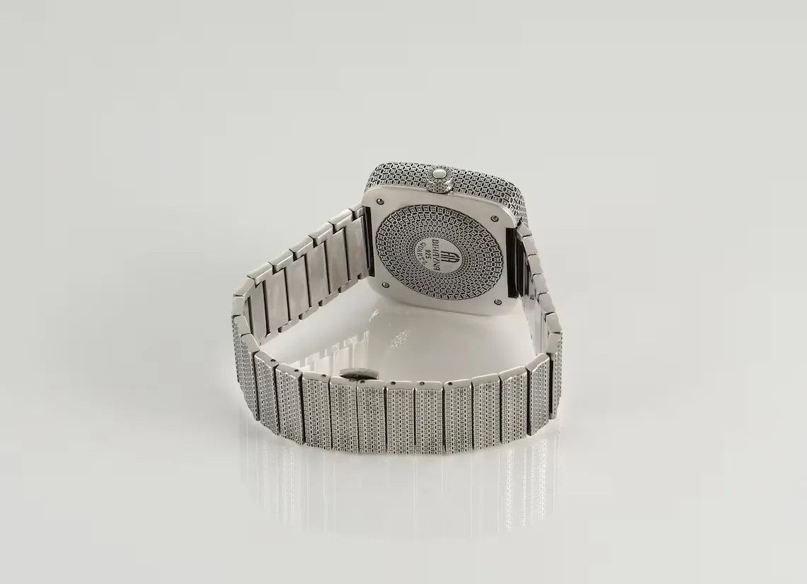 Square Blue Enamel Silver Watch product image 5