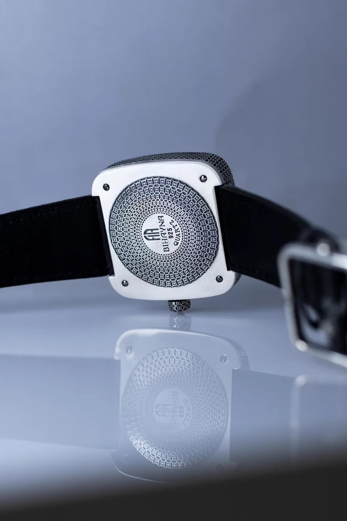 Minimalist handcrafted unisex sterling silver watch