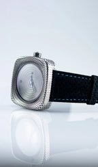 Square Blue Enamel Silver Watch product image 8