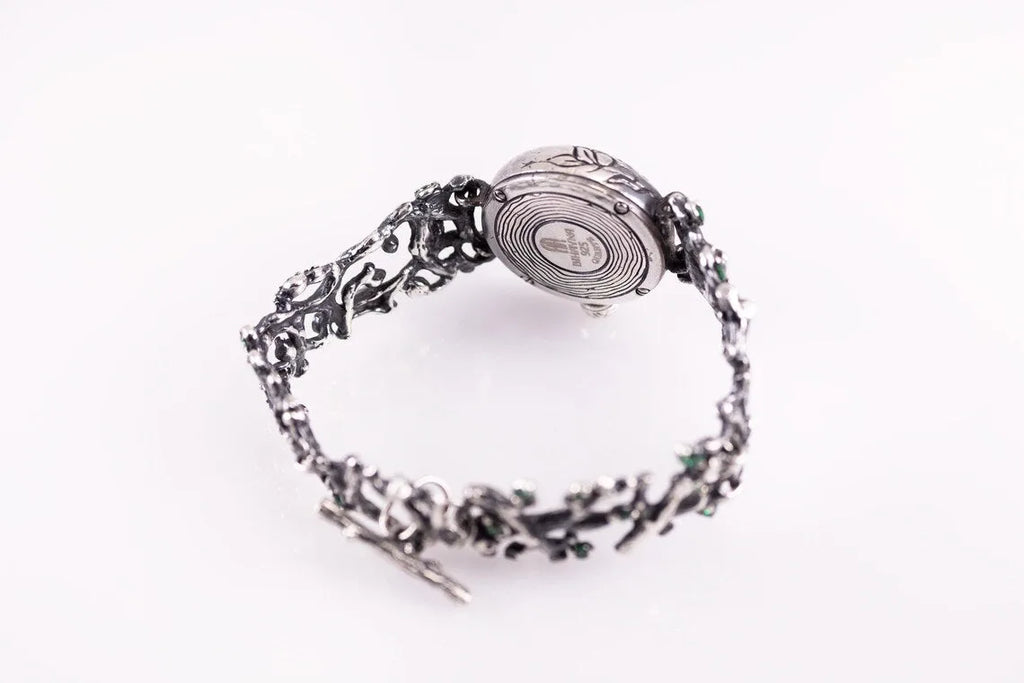 Tree Branch Silver Watch
