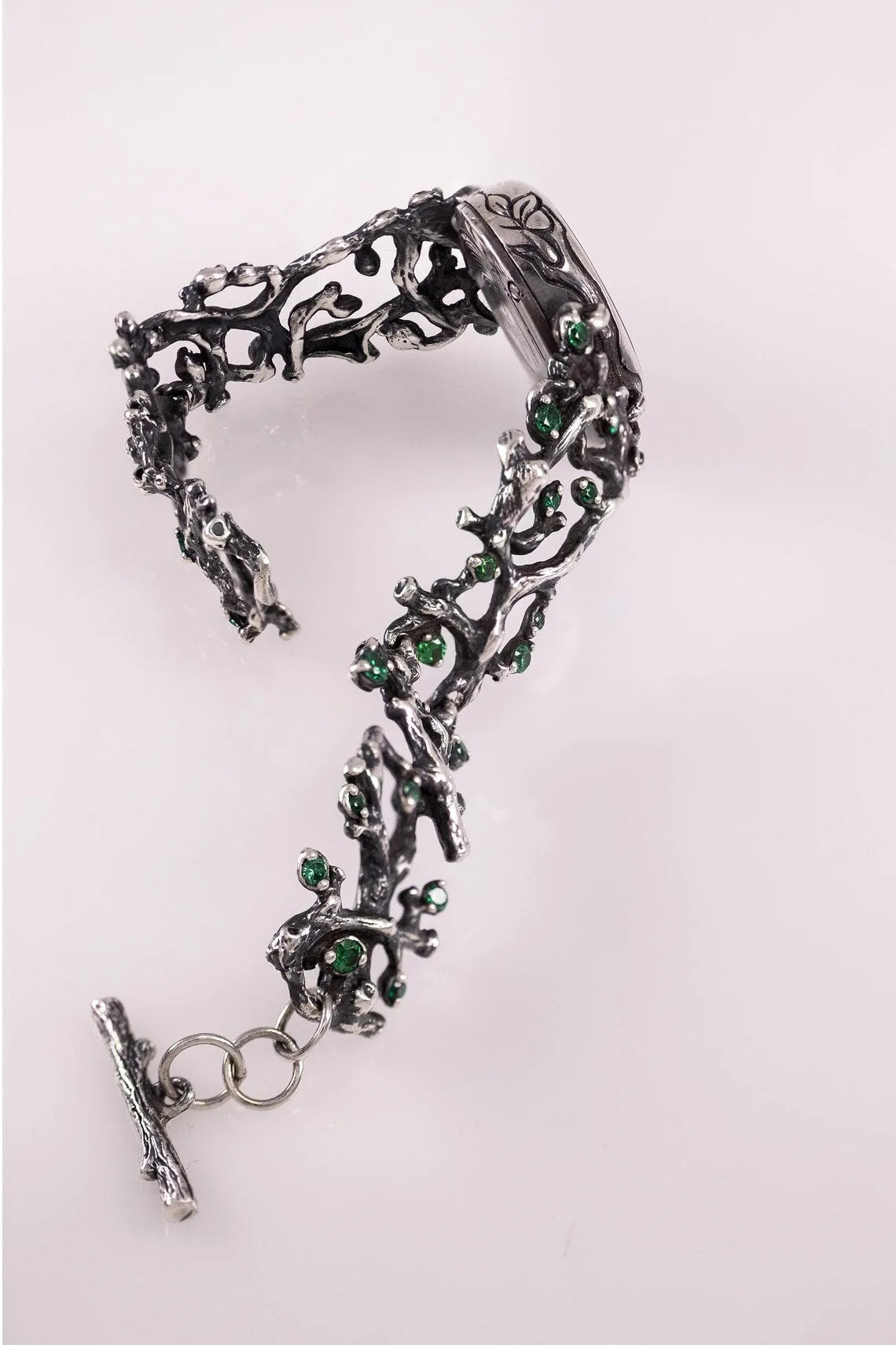 Tree Branch Silver Watch