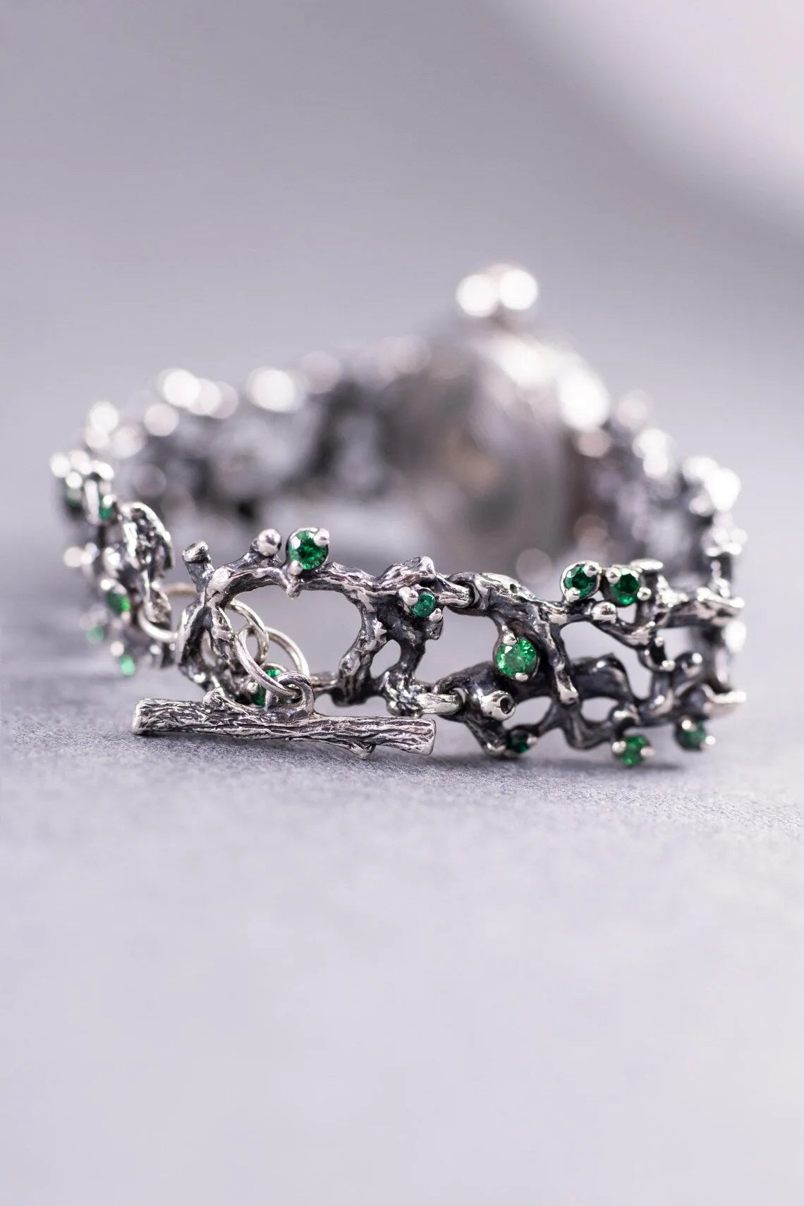 Tree Branch Silver Watch
